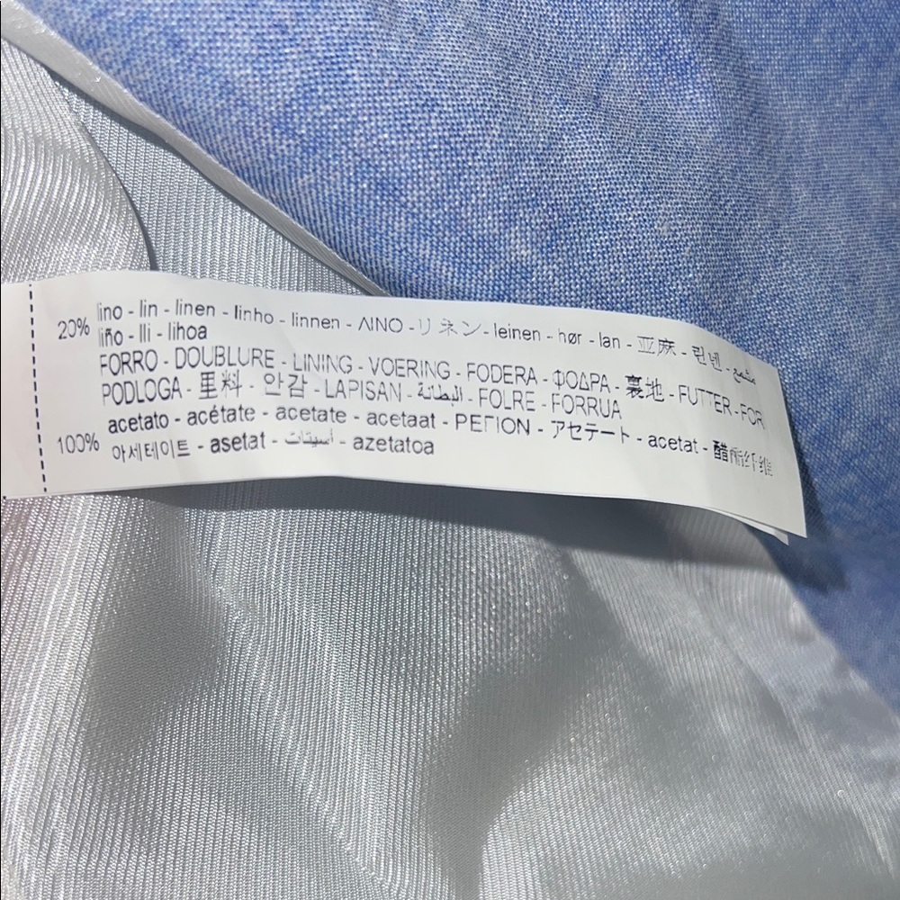 Zara Blue Blazer - Picture 4 of 12